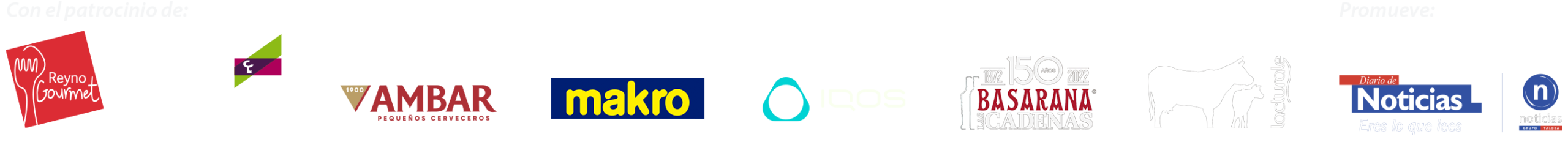 Patrocinadores de los Premios Hostelería Navarra